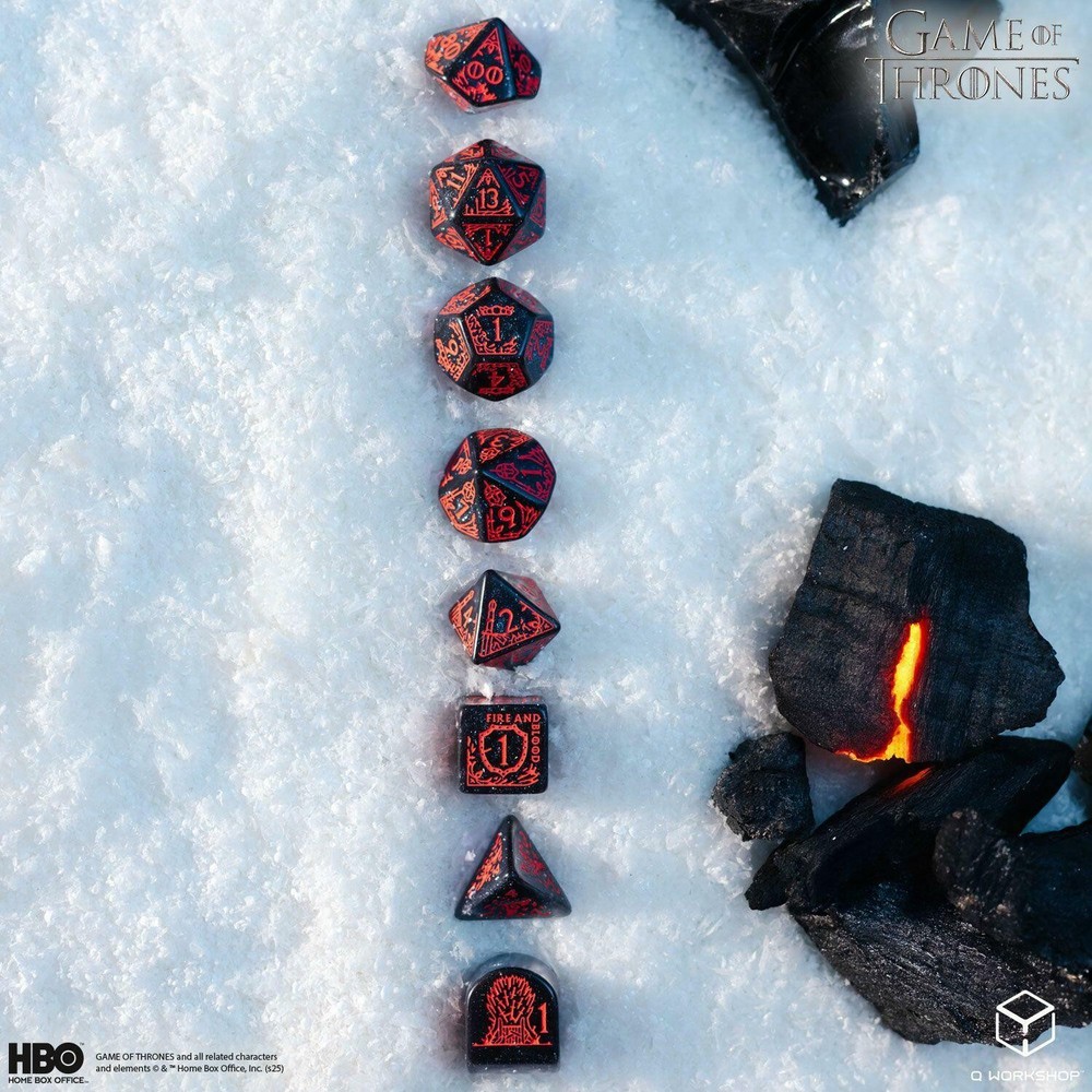 Game of Thrones RPG Dice Set: Targaryen