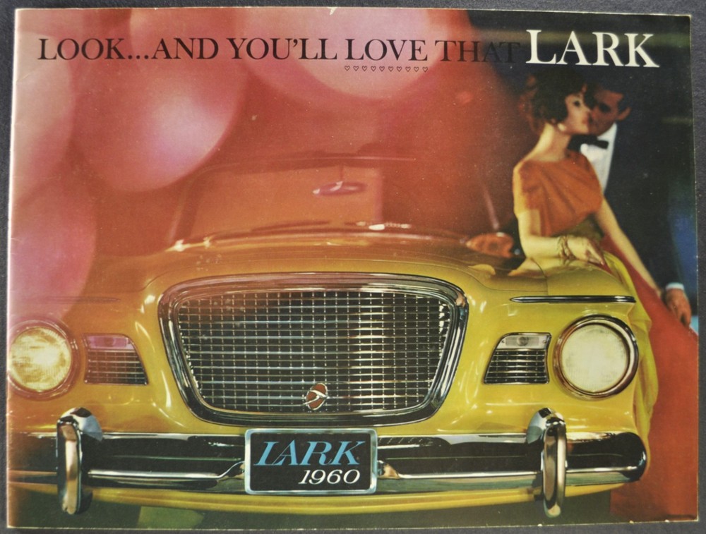 1960 Studebaker Lark 16pg Brochure Sedan Convertible Wagon Nice Original 60