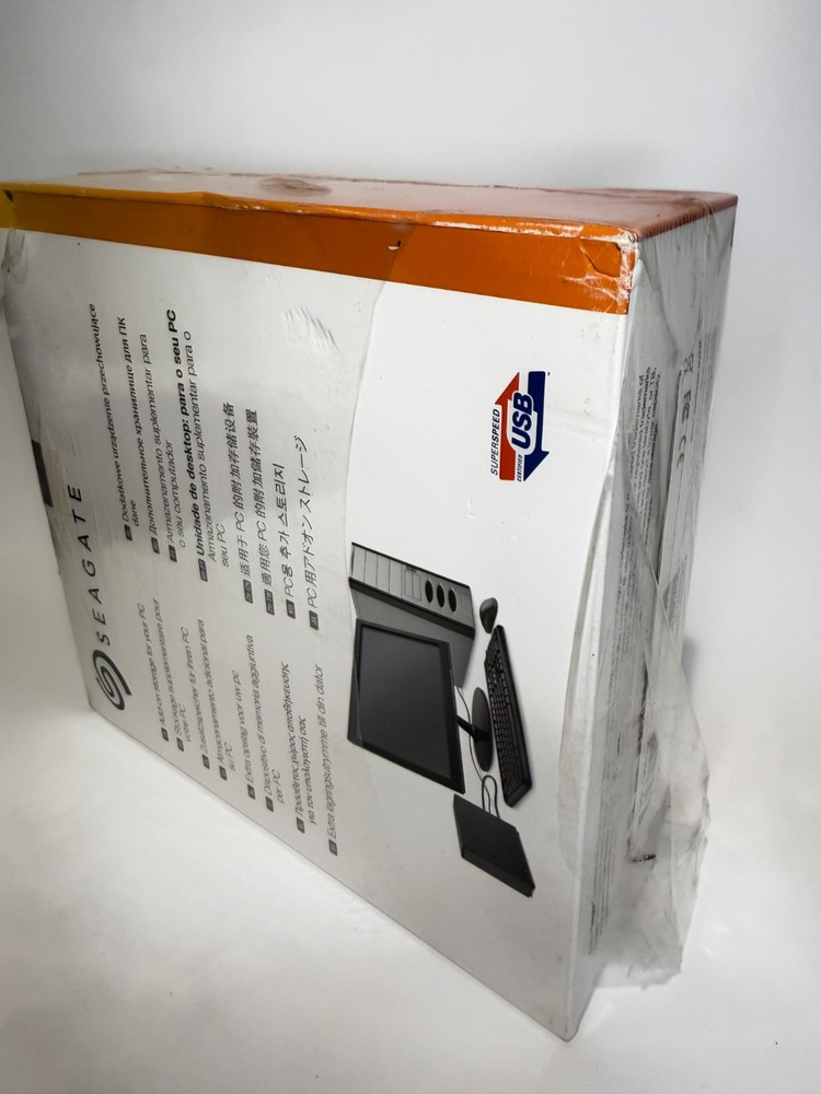 Seagate External Hard Drive 3T USB NIB with plastic wrap