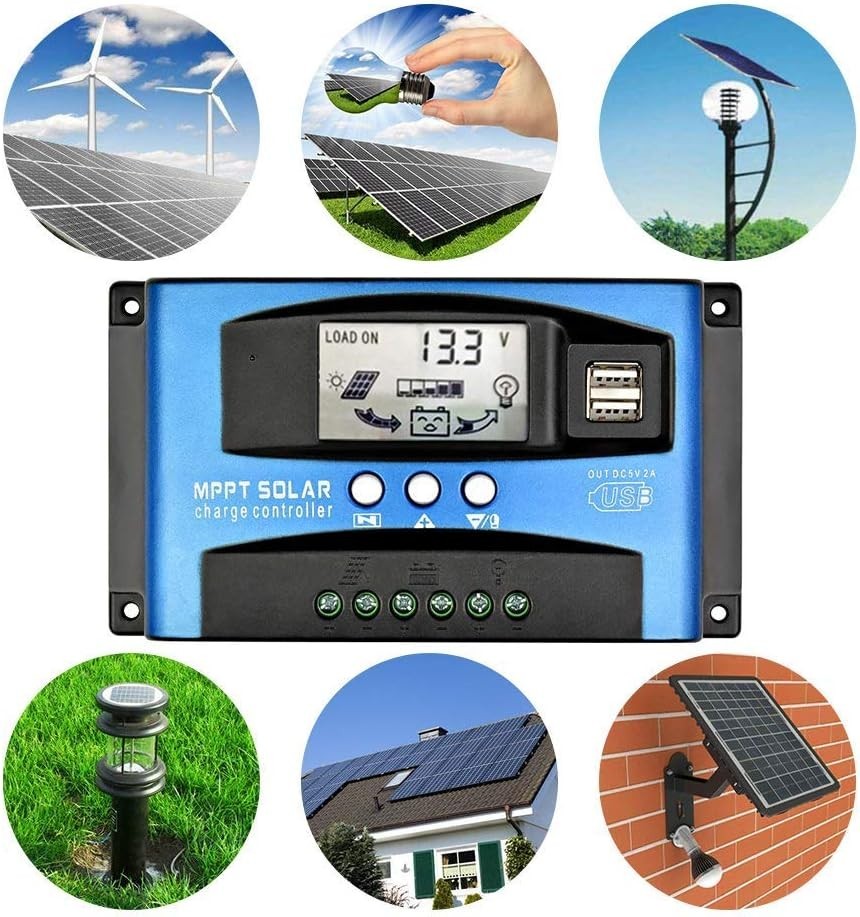 Lightweight 100A MPPT Solar Charge Controller for Efficient Charging Needs