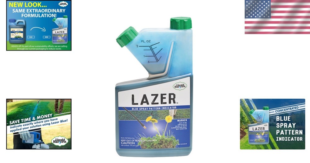 Prevent Over-Application with Lazer Blue - 16oz