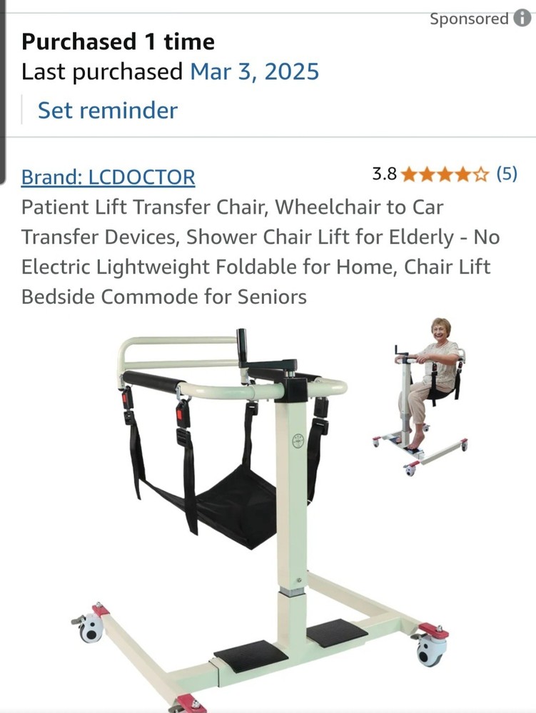Patient transfer/lift