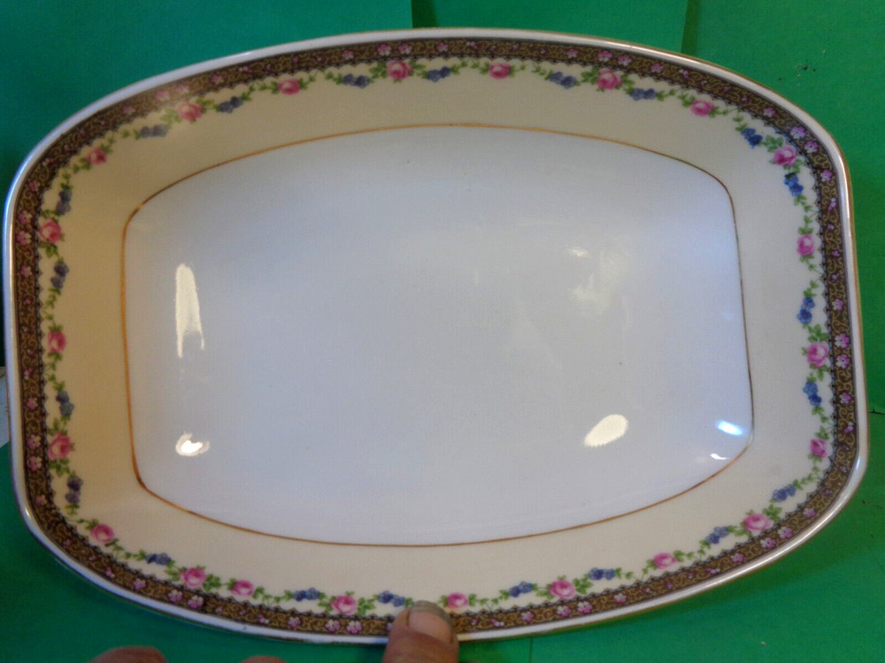 Edelstein 9 3/4" Rectangular Serving Bowl, Edelstein Bavaria (Used/EUC)