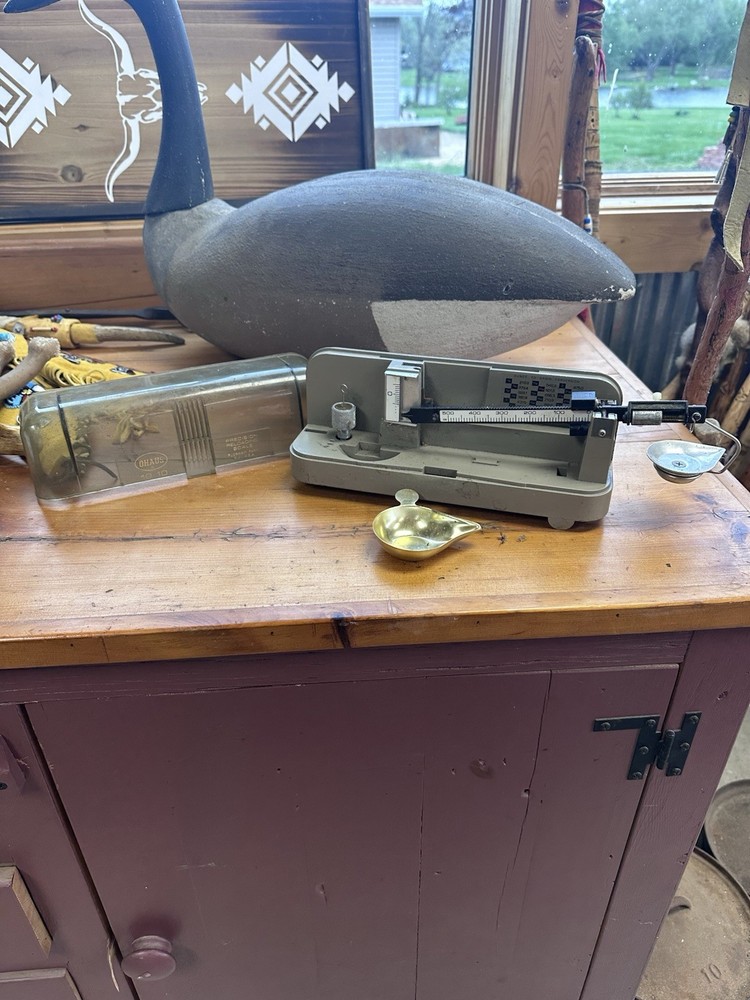 Vintage Ohaus 10 10 Precision Reloading Scale