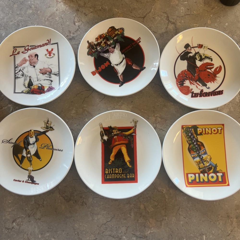 2003 Kentfields For Santa Barbara Ceramic Plates 6pc
