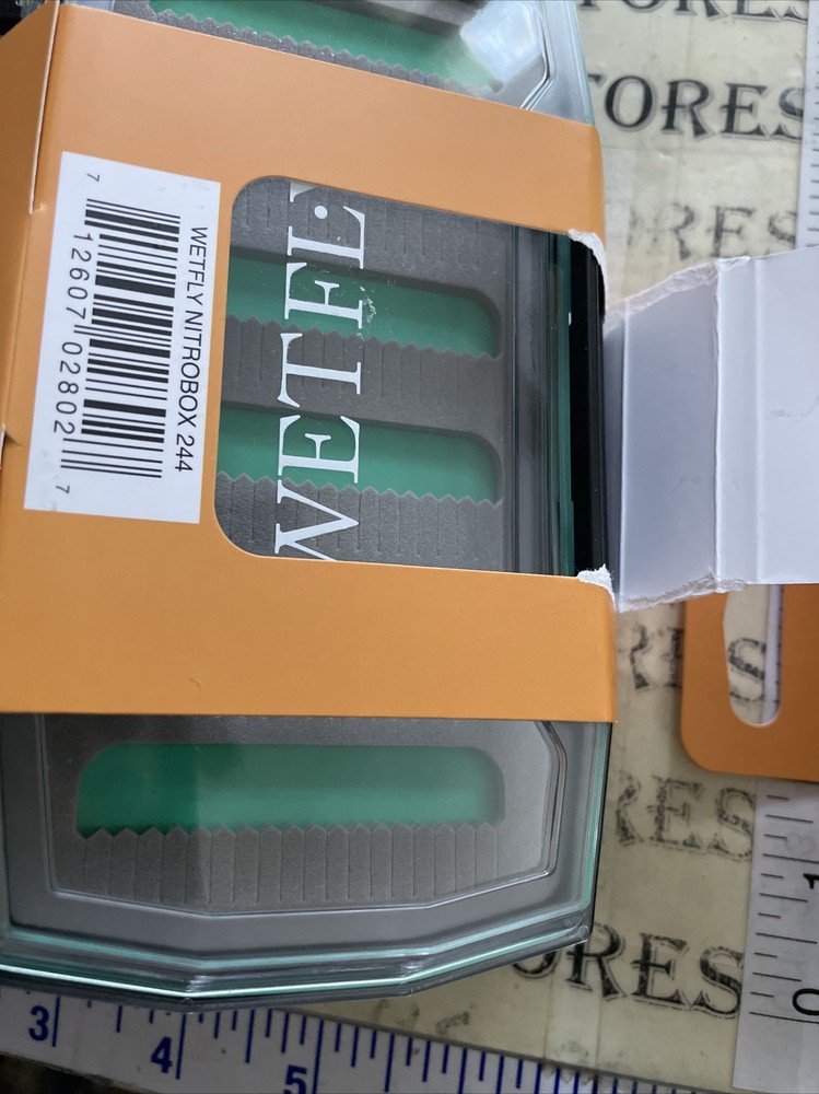 Wetfly Nitrobox 244&184 Double Sided Fly Fishing Fly Boxes Waterproof & Compact