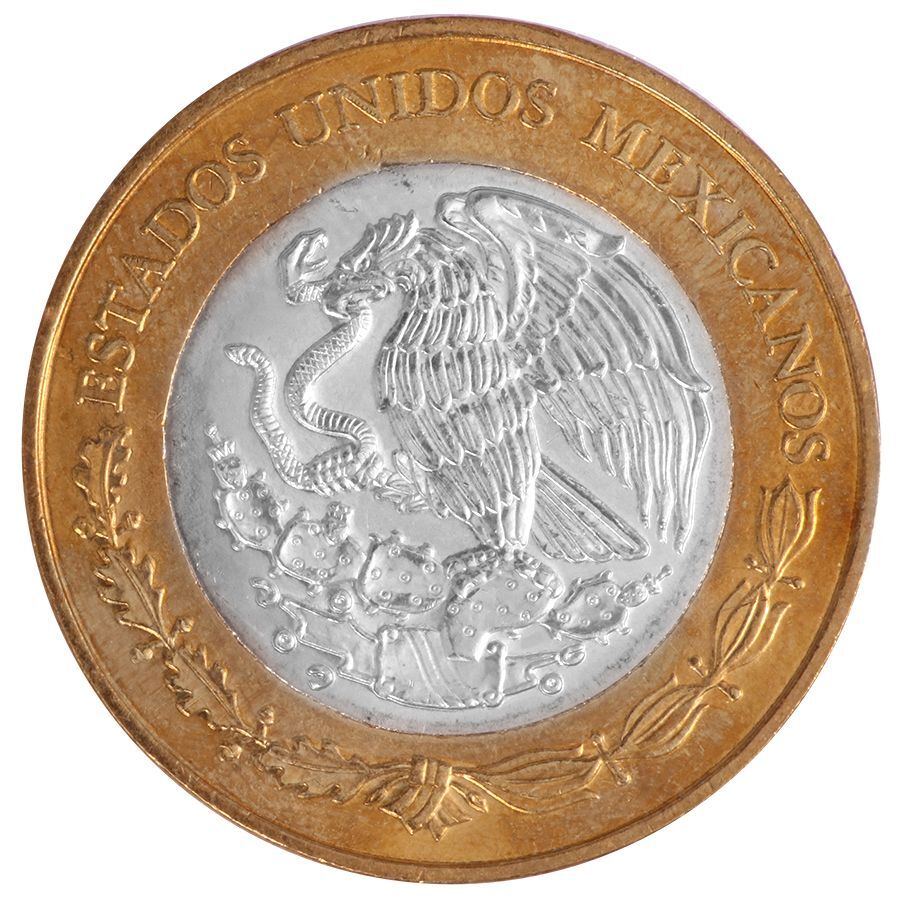 Mexico 20 Peso, 2015, KM #986, Mint