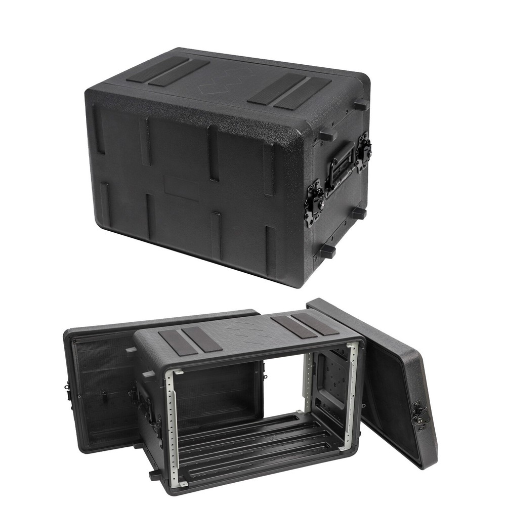 6U Rack Case, Space 10.2"Deep Rackmount Flight CasesMicrophone Carrying Case