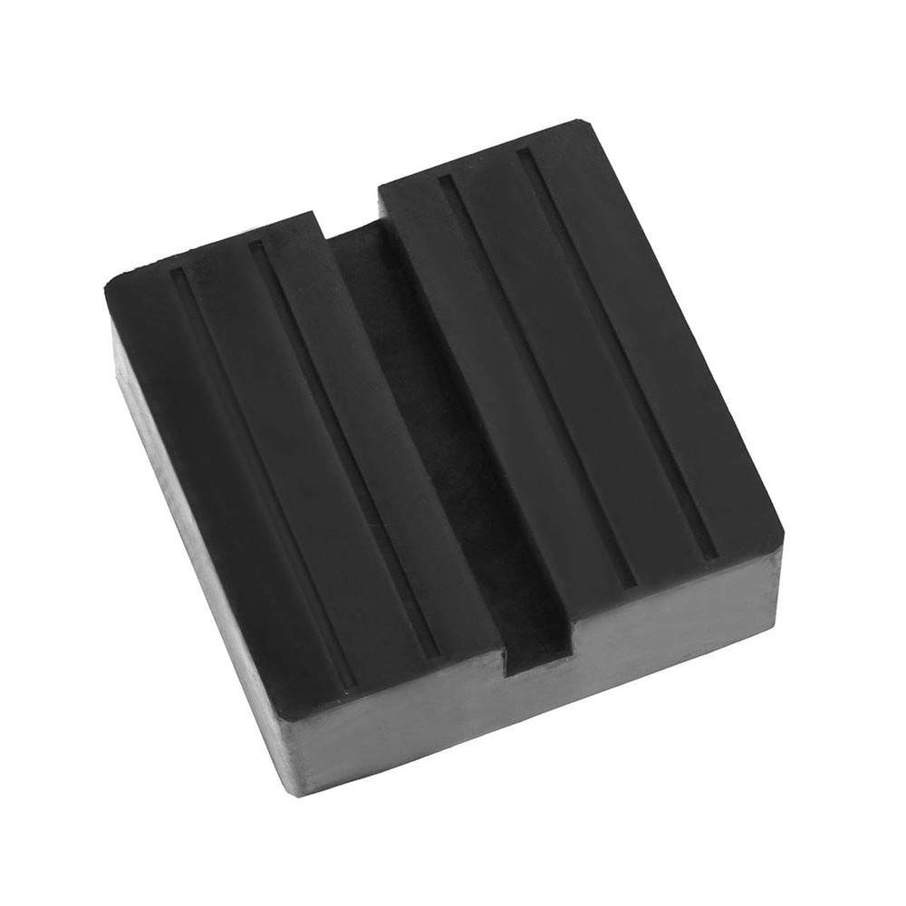 Square Jack Pad Universal Slotted Frame Rubber Frame Rail Protector Pinch Wel...