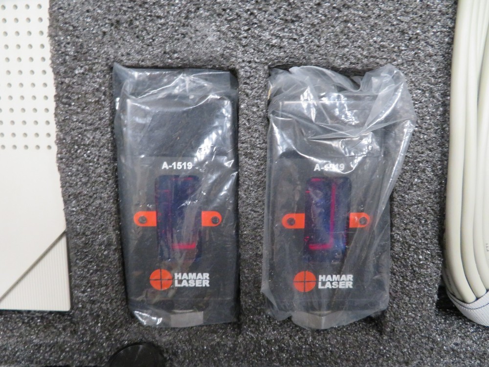 Hamar Precision - model-733 - Triple Scan Laser Alignment System - 3 cases