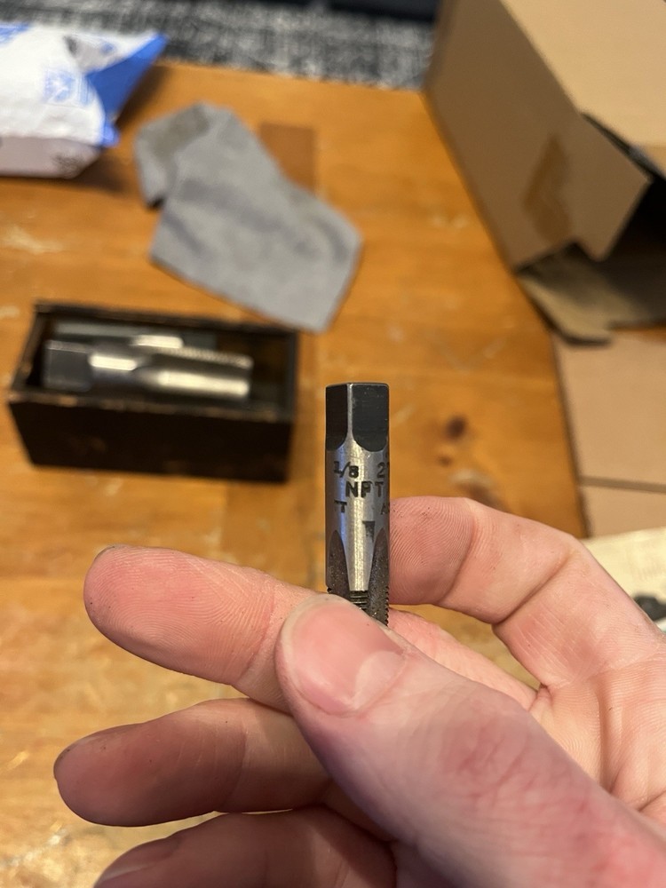 NPT Pipe Taps Greenfield 5 Sizes