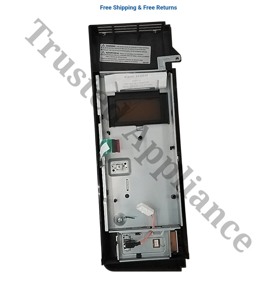 GE Microwave Control Panel Console WB07X11365 black