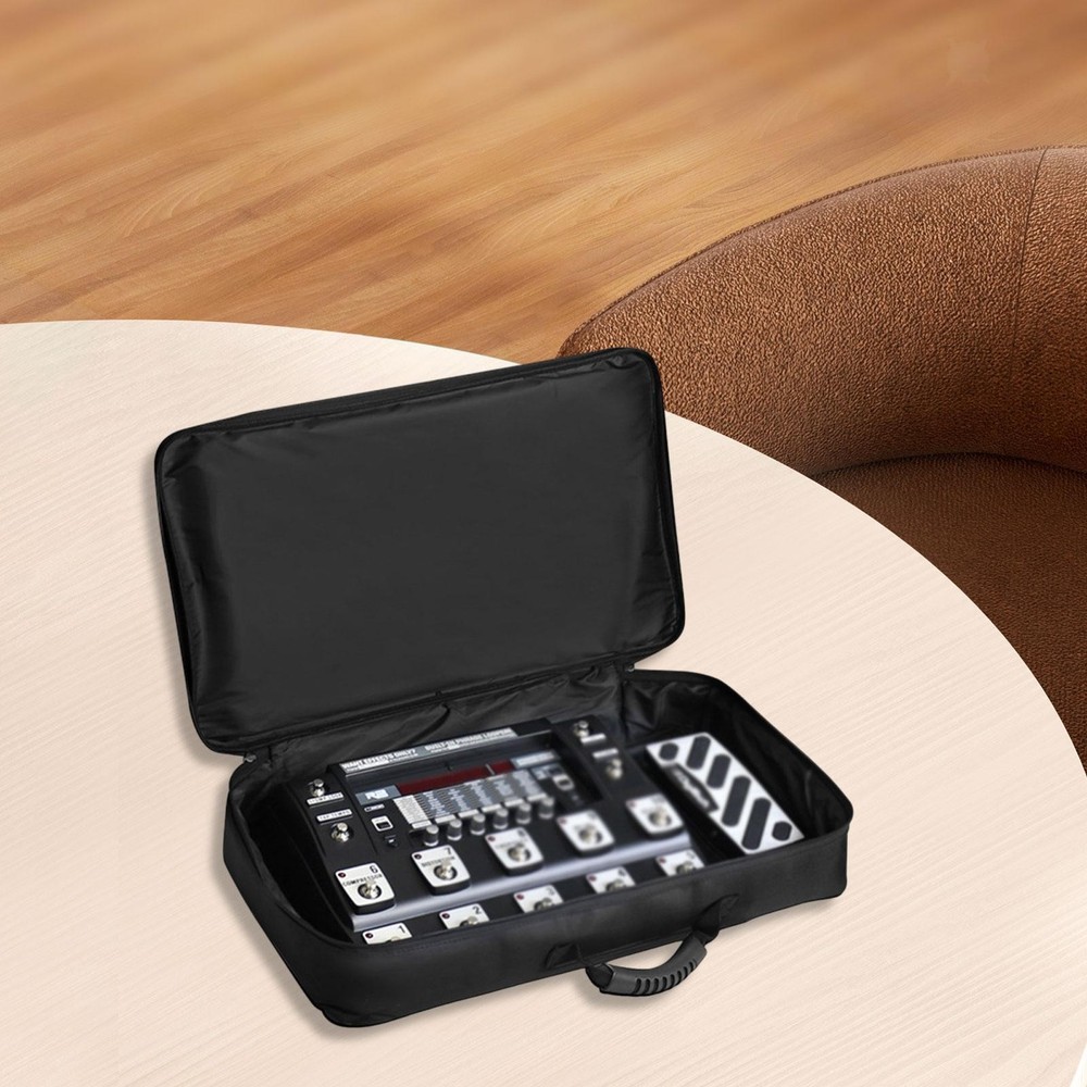Portable Effects Pedal Board Case Sturdy Black