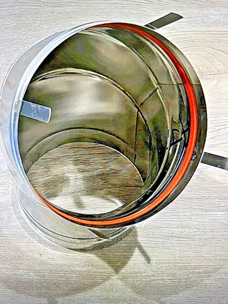 Heat-Fab 8" Saf-T Vent EZ Seal 45 Degree Elbow 29-4c 9811 Stainless Steel NEW