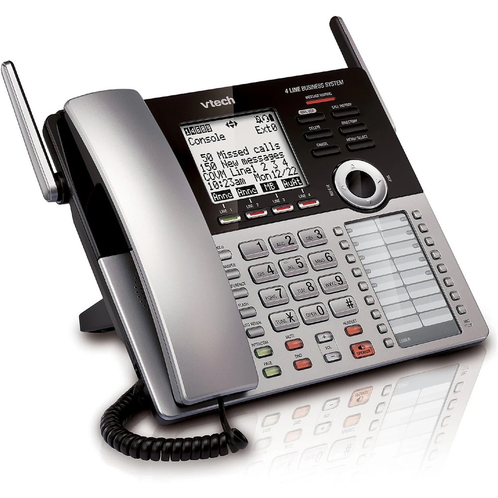 VTech CM18445 4-Line Small Business System Main Console with Answering System