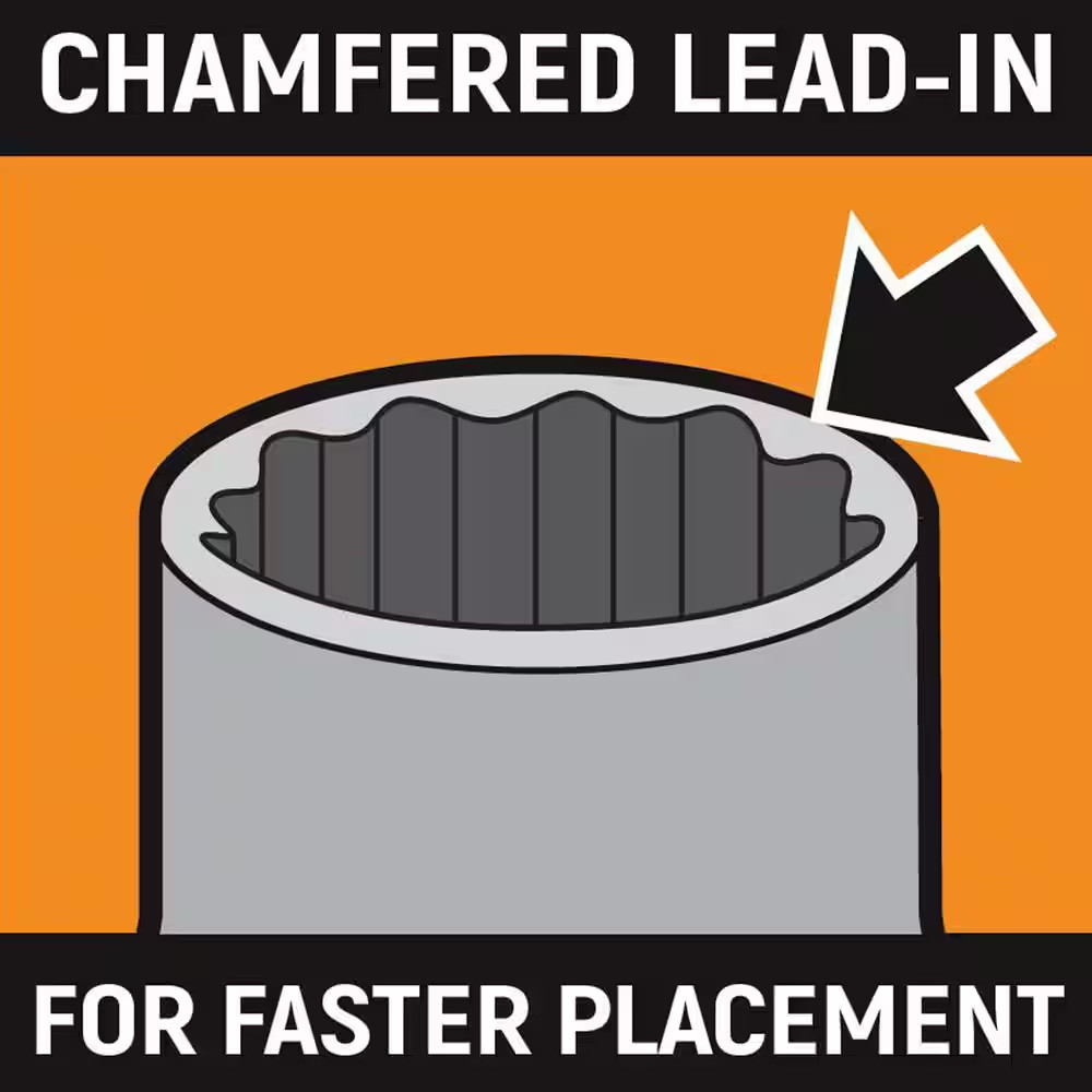 3/8 In. Drive SAE 12-Point Deep Socket Set (11-Piece)