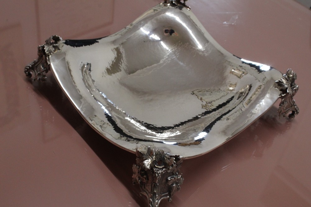 silver centerpiece