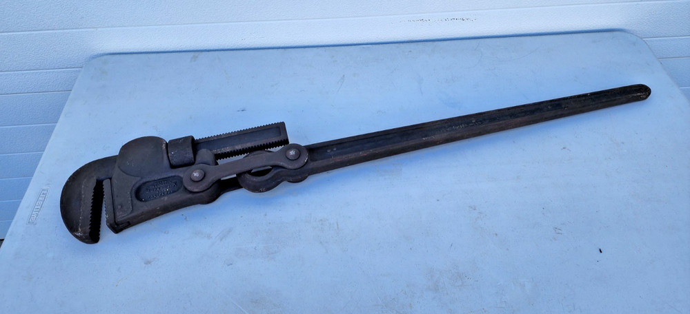 Ridgid SUPER SIX Heavy Duty Compound Leverage Wrench 48" long