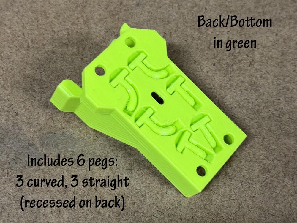 Black Hammer Holder for Wall, Pegboard, or Ryobi Link Wall Rails Garage