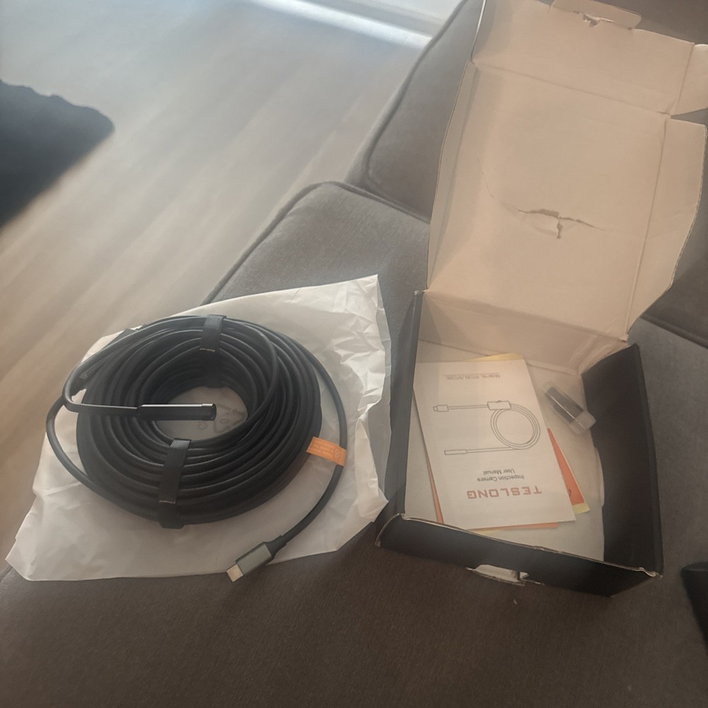 Endoscope Camera Teslong USB-C Borescope Inspection Camera for iPhone 15 Android