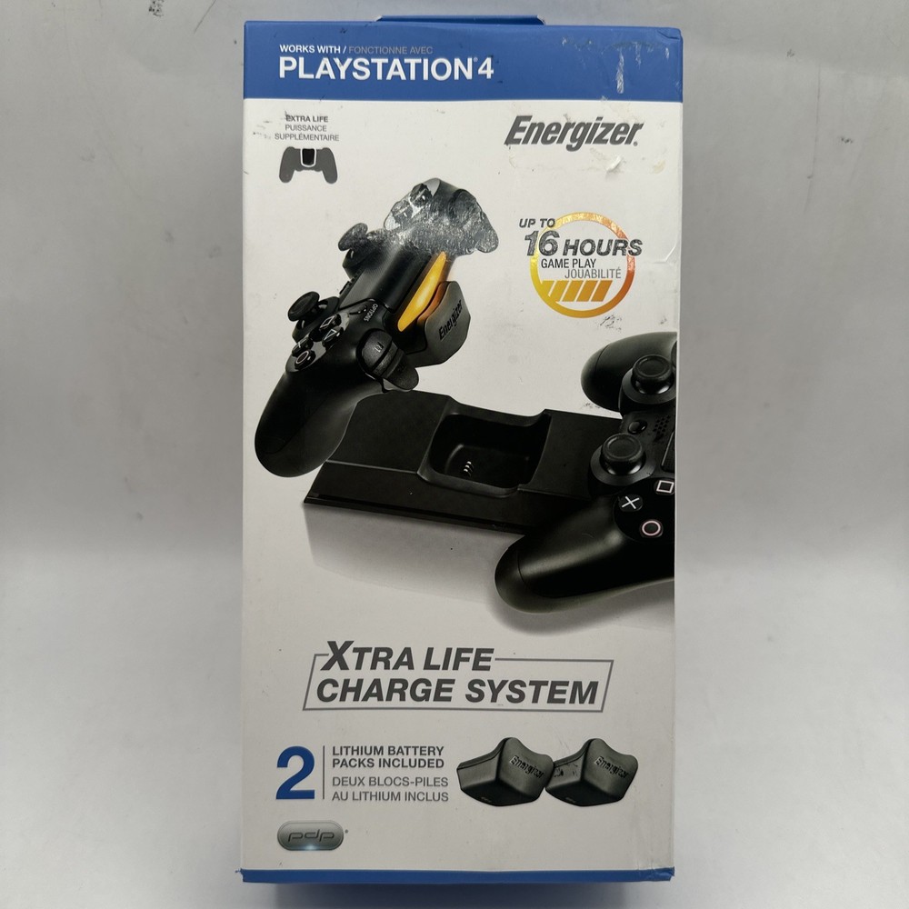 Energizer PS4 Controller Charge System Playstation 4 Charging Dock Base New