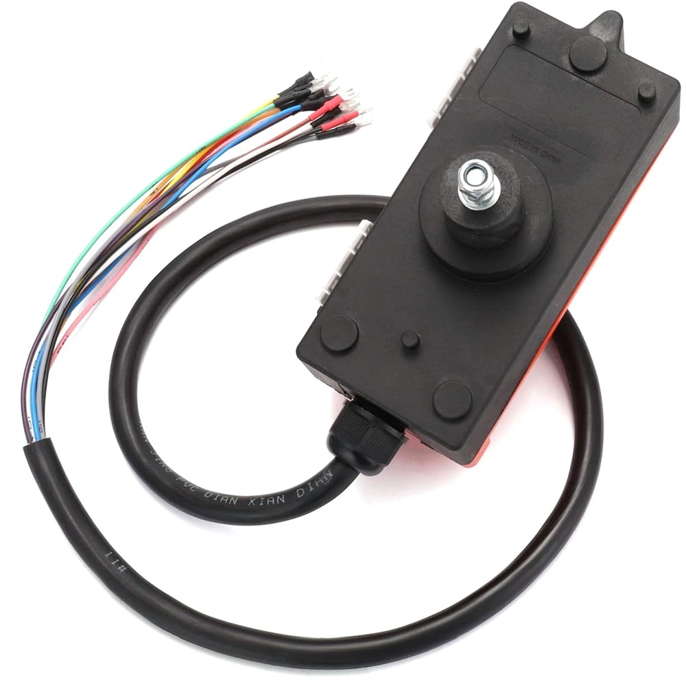 Wireless Crane Remote Control, 8-Button Transmitter + 1x Receiver, 12V-72V