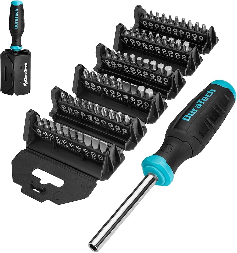 Screwdriver, Multi-Funct Screw Driver Set Replaceable Cr-V