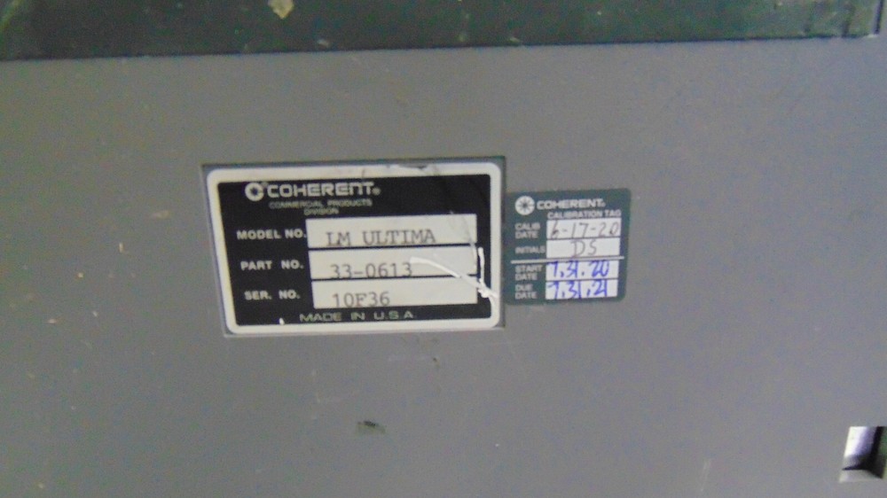 COHERENT LABMASTER ULTIMA LM ULTIMA OPHER LASER POWER METER TESTED WORKING UNIT