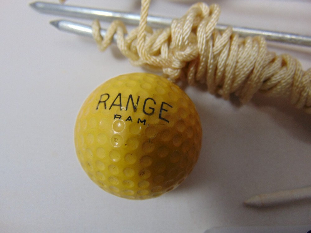 Vintage Golf Master Home Practice Set Pro Instructor Golfmaster Old