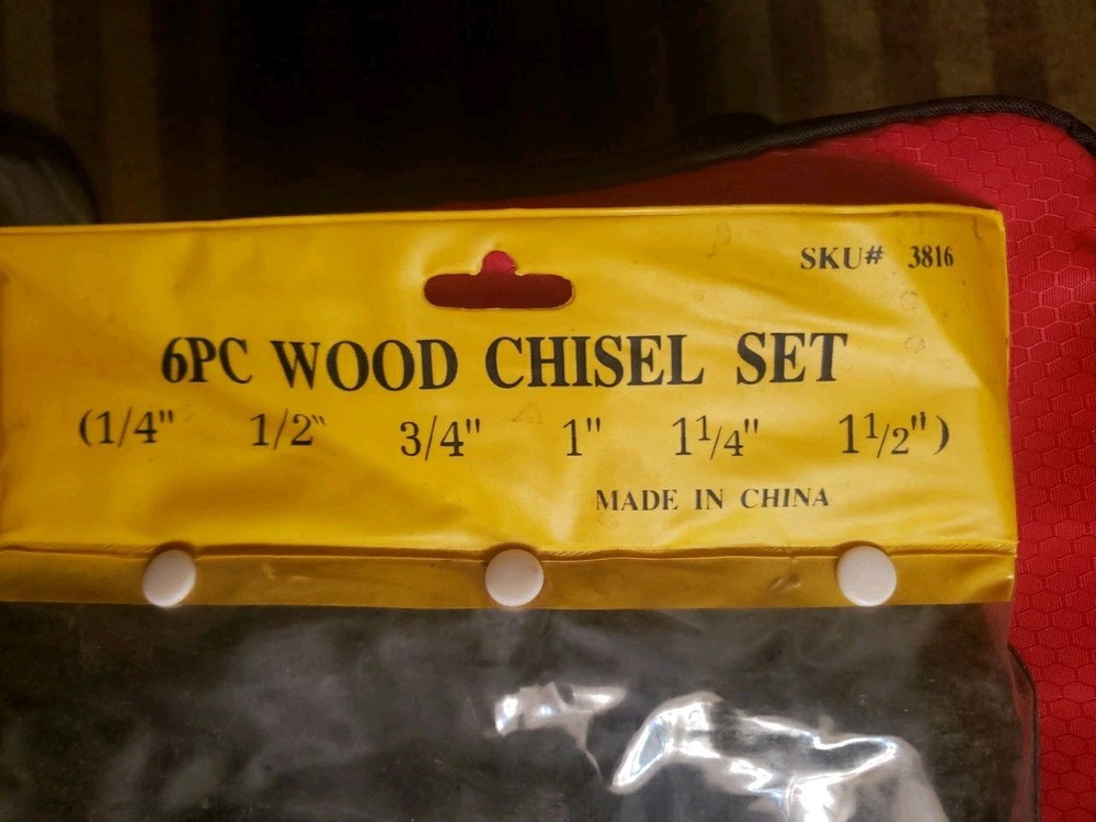 6 Piece Wood Chisel Set