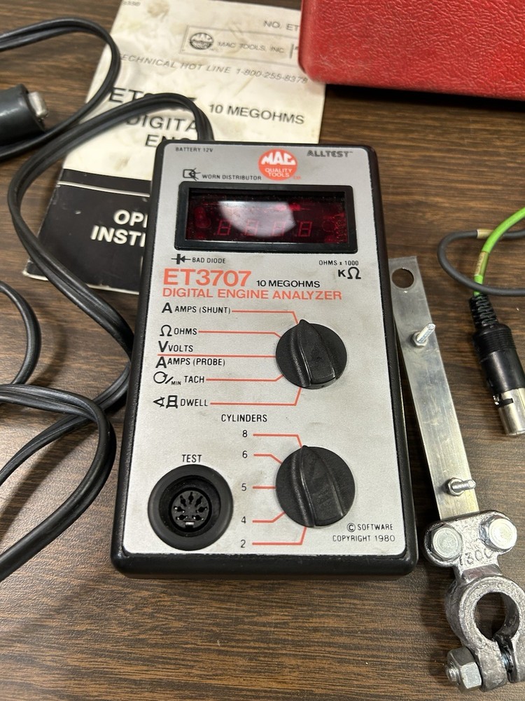 Mac Tools Digital Engine Analyzer ET3707 For Parts Or Repair