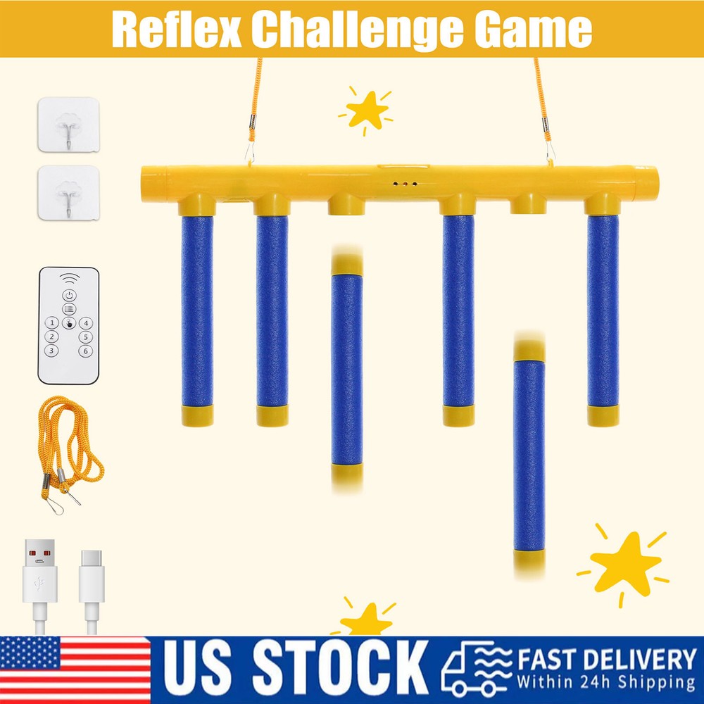 Reflex Challenge Game,Falling Sticks Game, New Hand Eye Coordination Training US