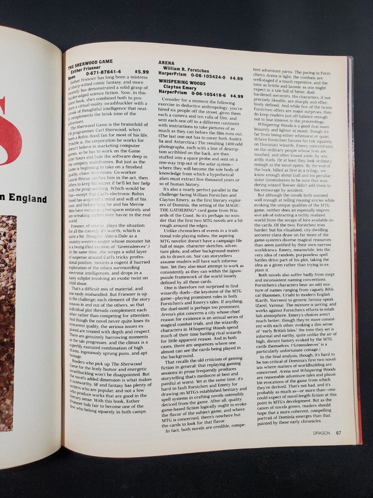 Dragon Magazine #215 March 1995