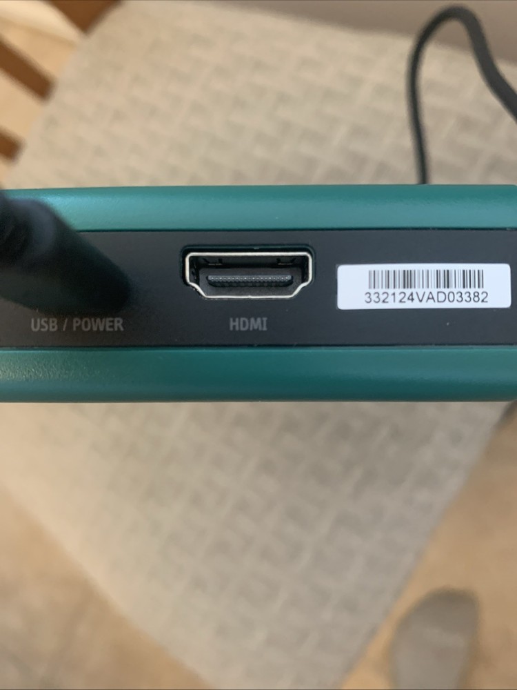 IPEVO VZ-R CDVH-03IP 8MP HDMI Document Camera in box UNTESTED Missing Screws