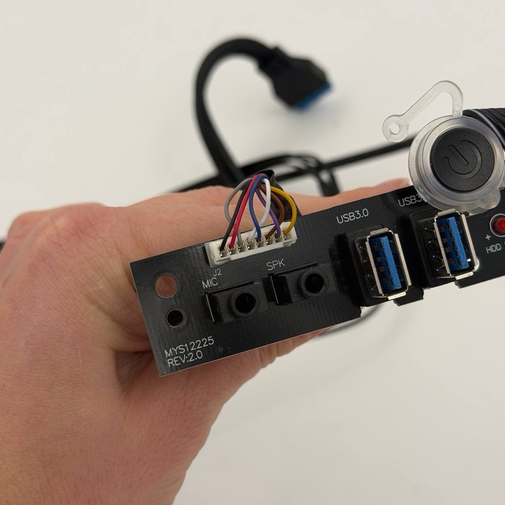 🔥 PC Case Front Panel USB 3.0 Audio Power Button I/O Module MYS12225