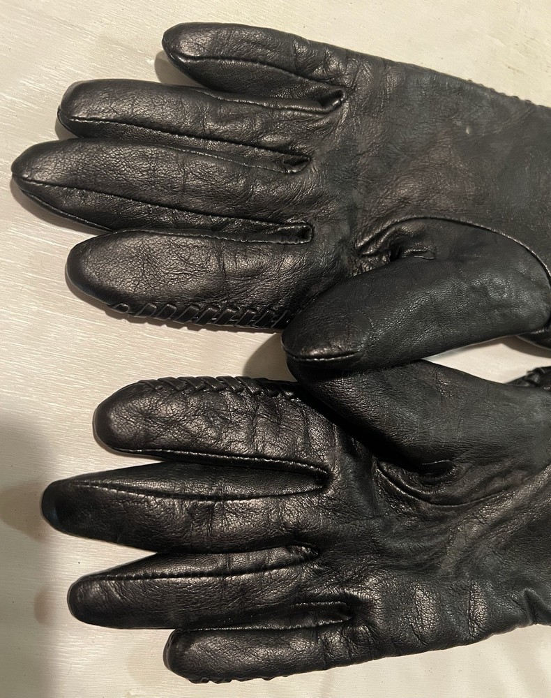 Wilson Leather Black Leather Gloves L Thinsulate Lined