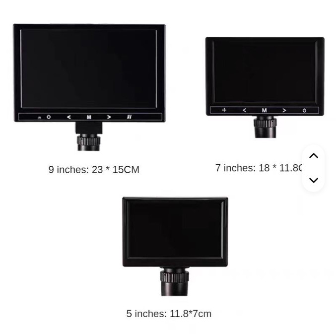 9-inch LCD display for microscopes, universal version