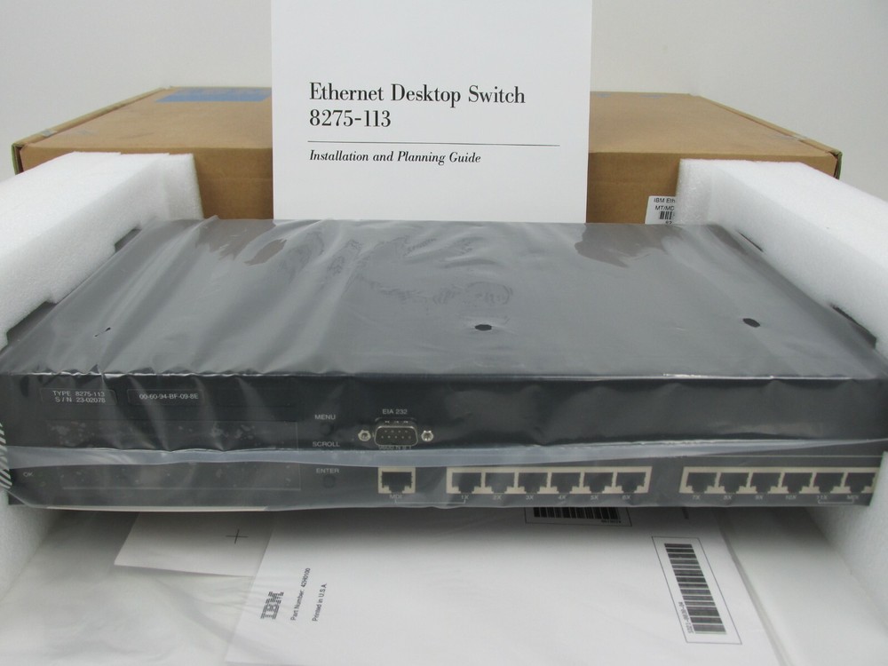 IBM 8275-113 Ethernet Desktop Switch 12-port