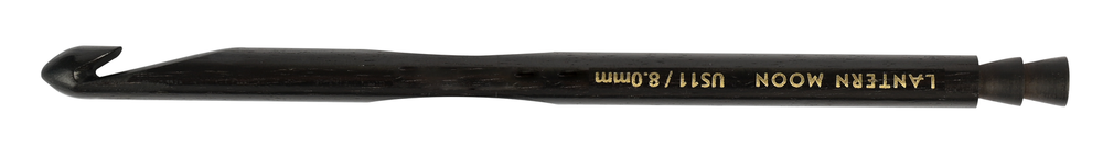 Lantern Moon Ebony Crochet Hook - K (6.5mm)