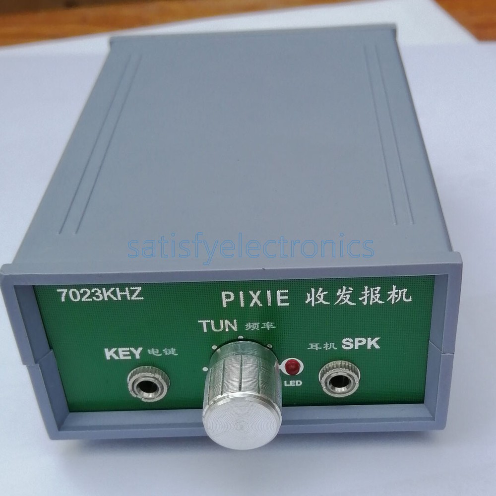 Super PIXIE CW short wave transceiver with shell 7023KHZ DIY KIT