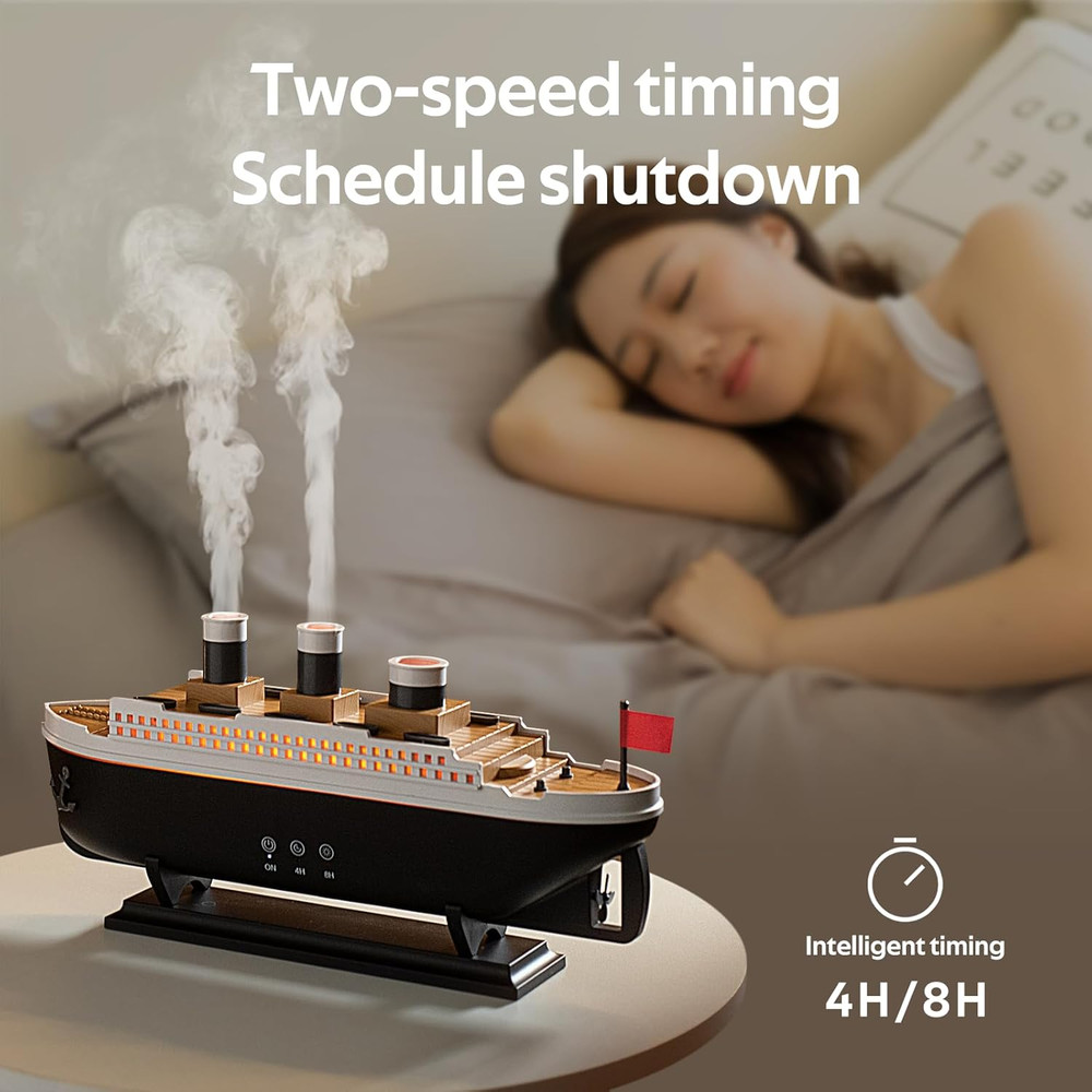 Titanic Humidifier 250ML Aroma Diffuser Ultrasonic LED Remote Auto Shut