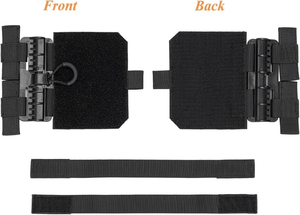 MOLLE Vest Quick Disconnect Buckle & Hook Strap for Silent Airsoft Training