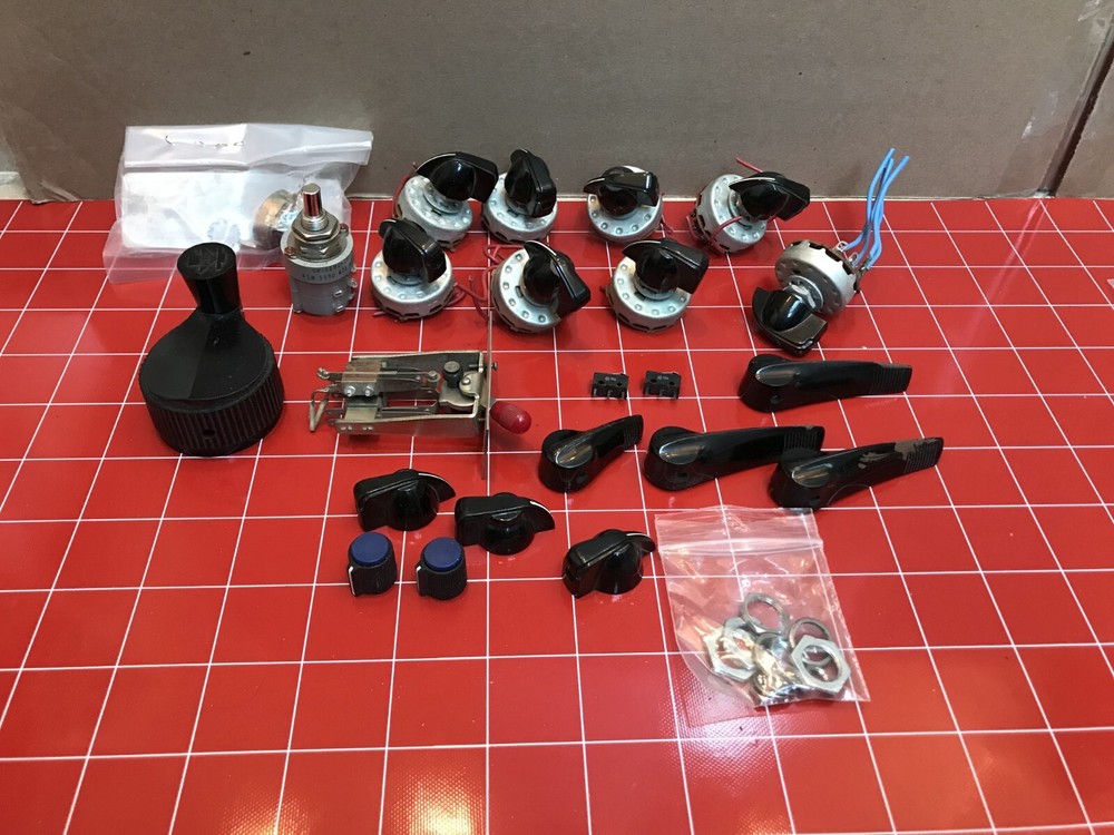 5 Position Rotary Switches Plastic Knobs 250 ohm 5w Pot