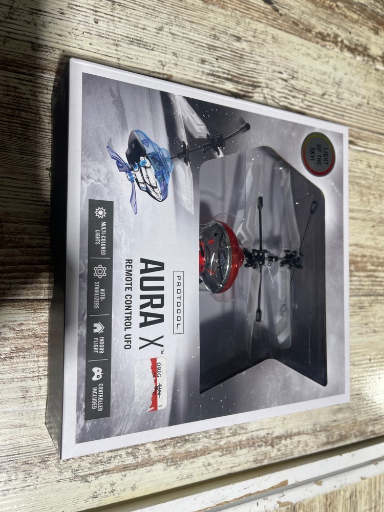 Protocol AURA X Remote Control UFO, RED New in Box