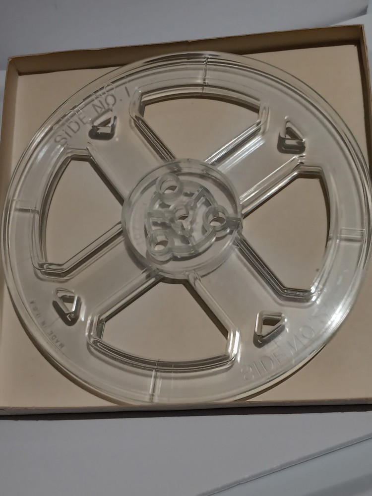 Sunset 7" Empty Reel for 1/4" audio tape. In box