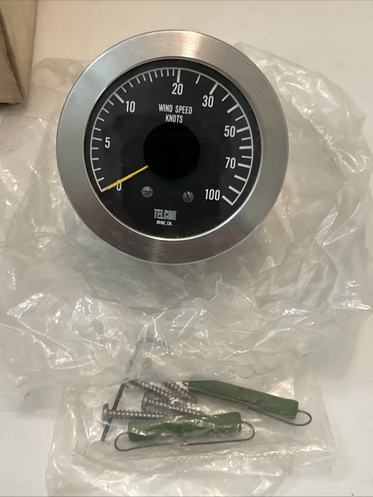 Telcor Boat Marine Analog 3” Wind Speed Indicator , Model 221A