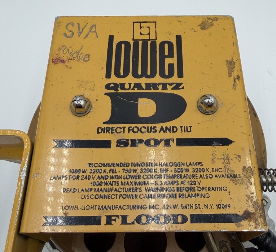 Lowel Quartz D Spot Flood Light- Tested