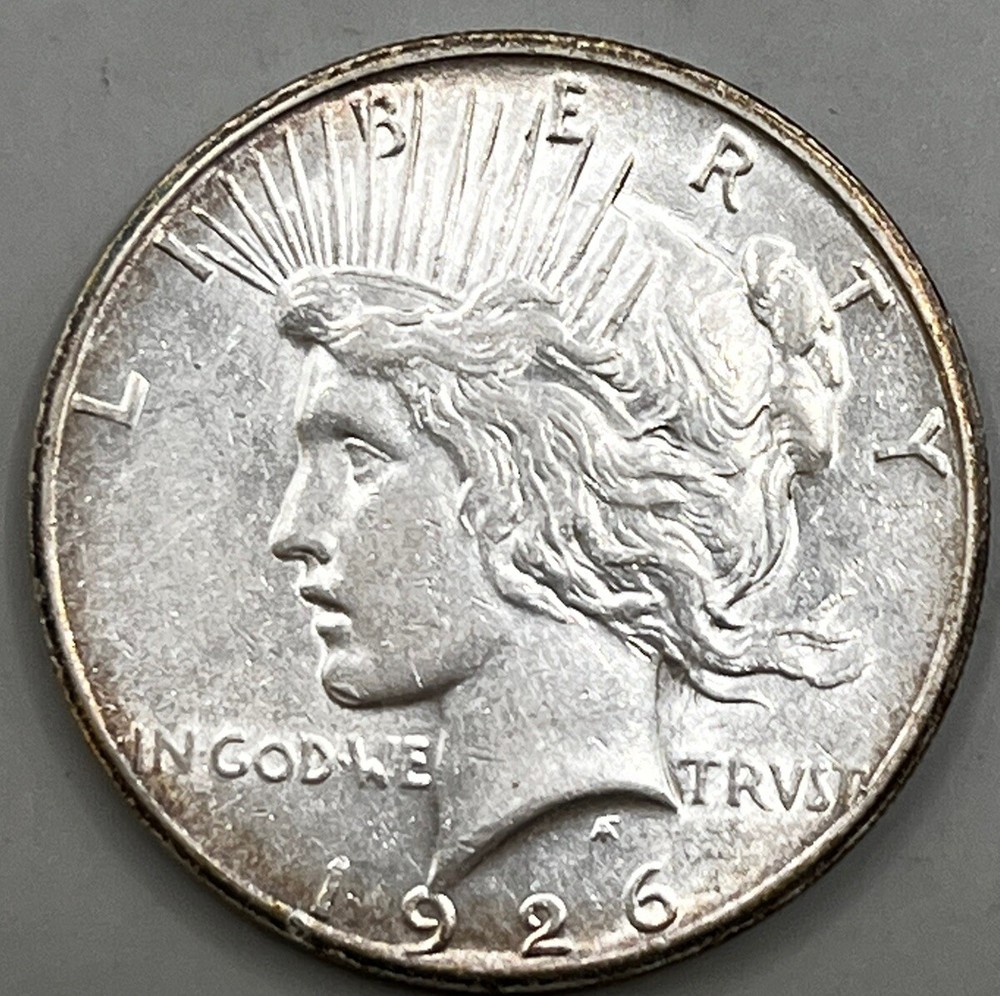 1926-S Peace Silver Dollar AU - 24802