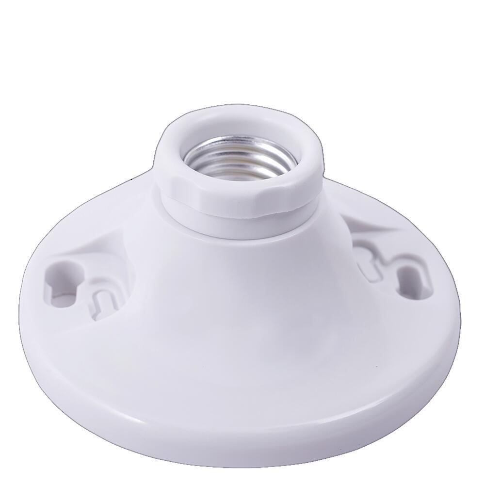 Plastic White Keyless One-Piece Lamp Holder Light Socket - Rated for 660W / 250V
