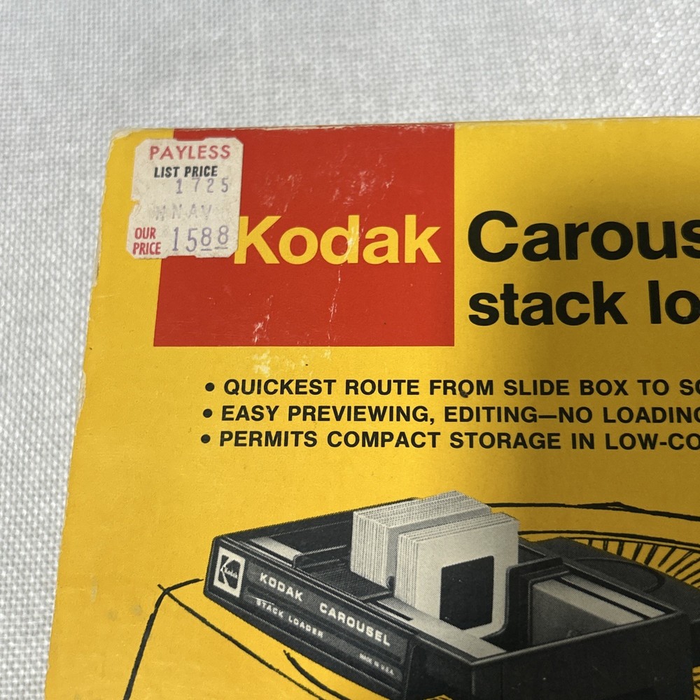 Kodak Carousel Stack Loader B40 with Box for Slide Projector Excellent